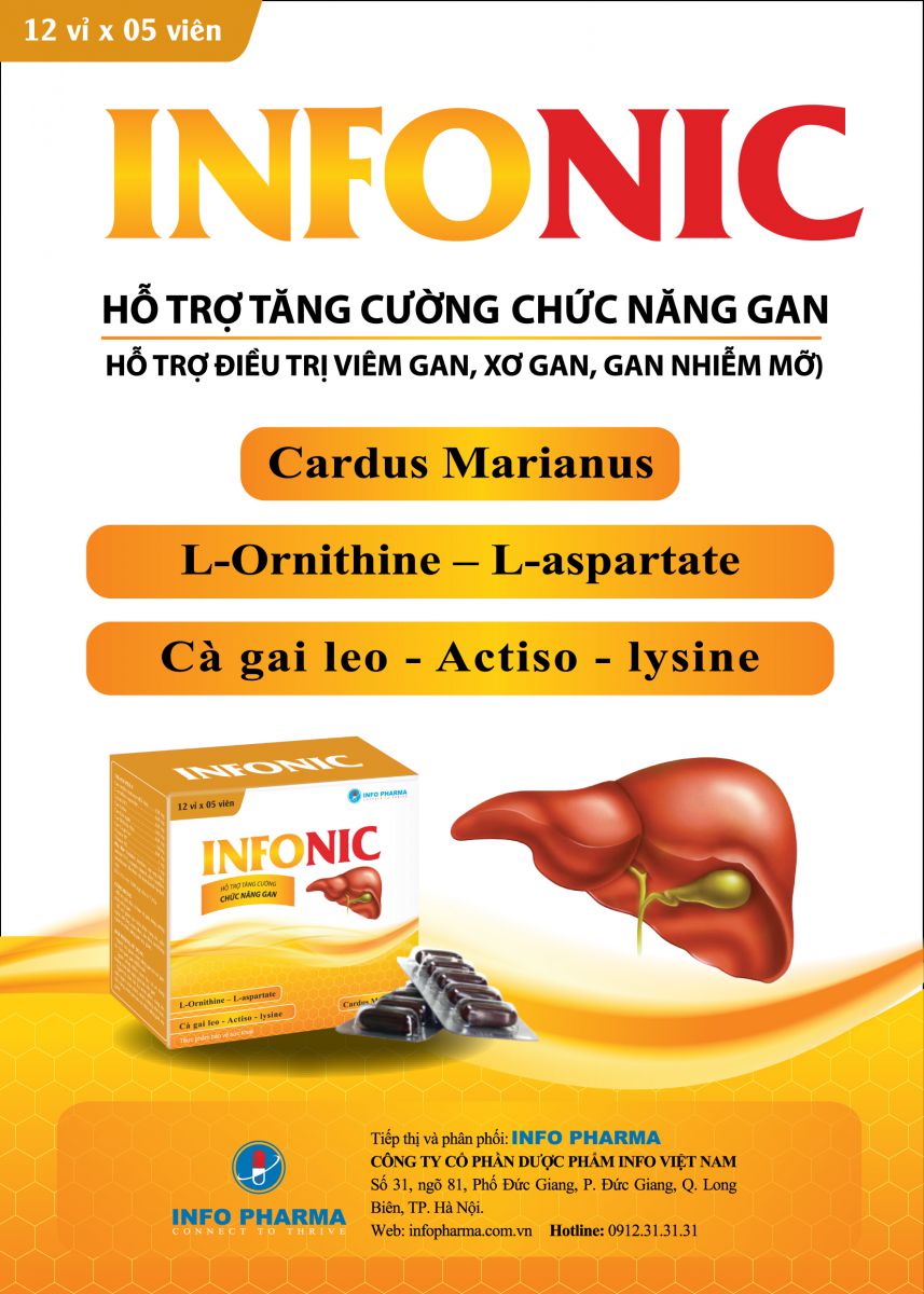 infonic thuốc bổ gan